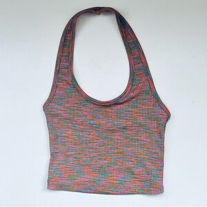 3/$20 • Multicolor Women's Crop Halter Top